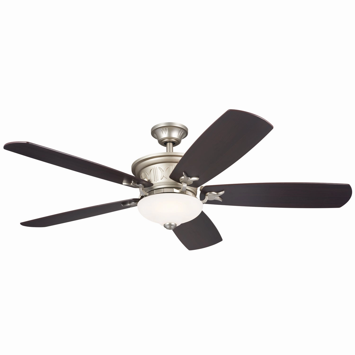 Crescent 56"Ceiling Fan Brushed Nickel
