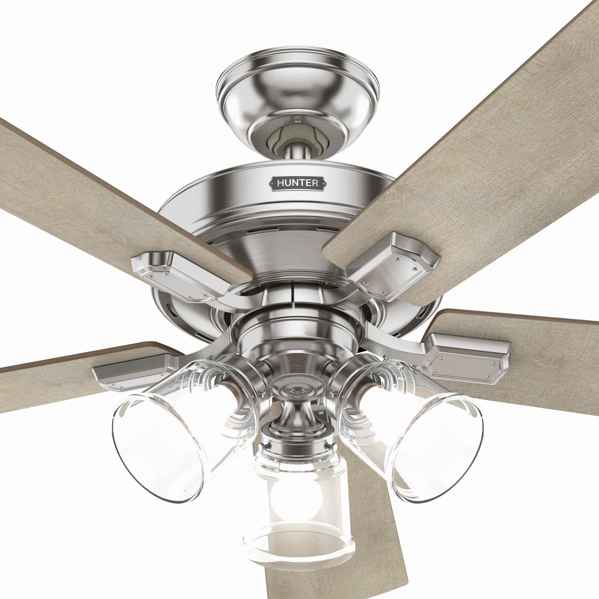 Crestfield 52"Ceiling Fan Brushed Nickel