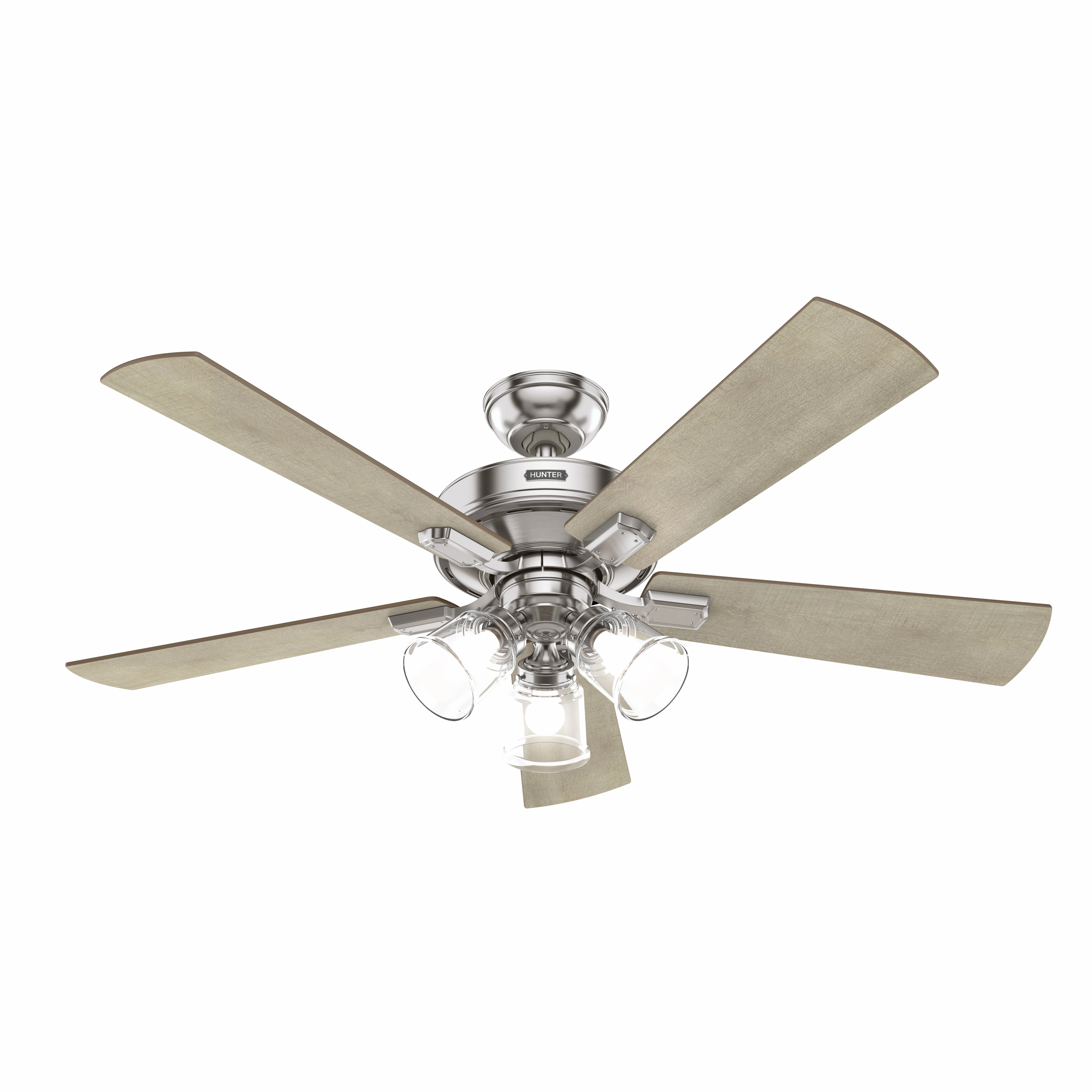 Crestfield 52"Ceiling Fan Brushed Nickel