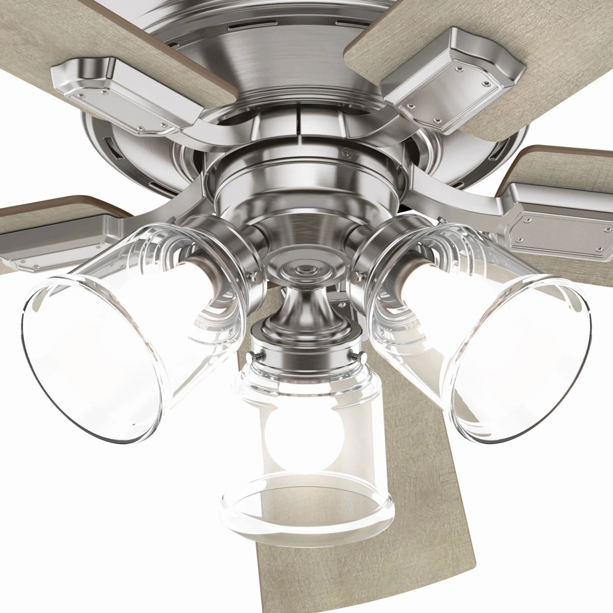 Crestfield 52"Ceiling Fan Brushed Nickel