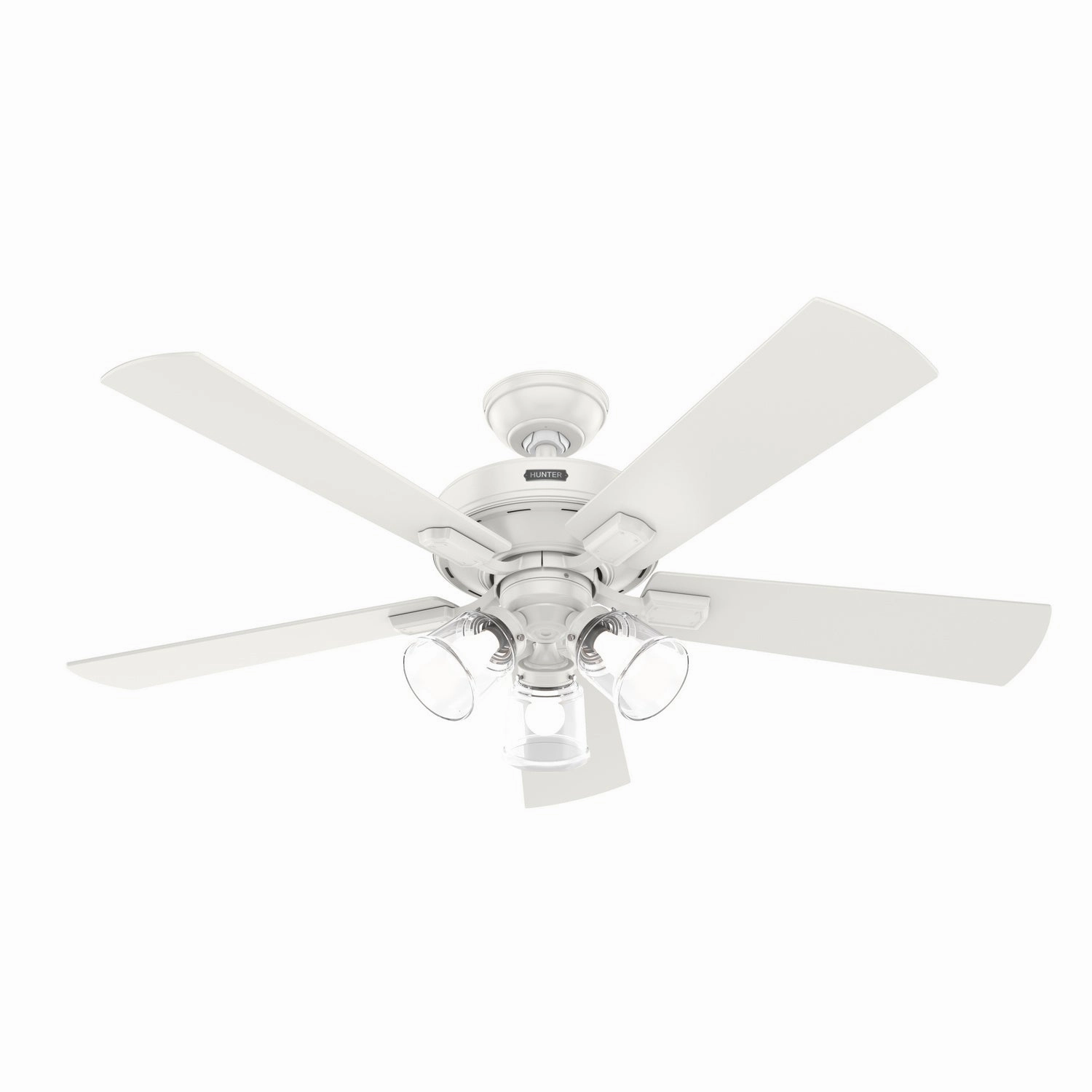 Crestfield 52"Ceiling Fan Fresh White versatile medium fans for any space