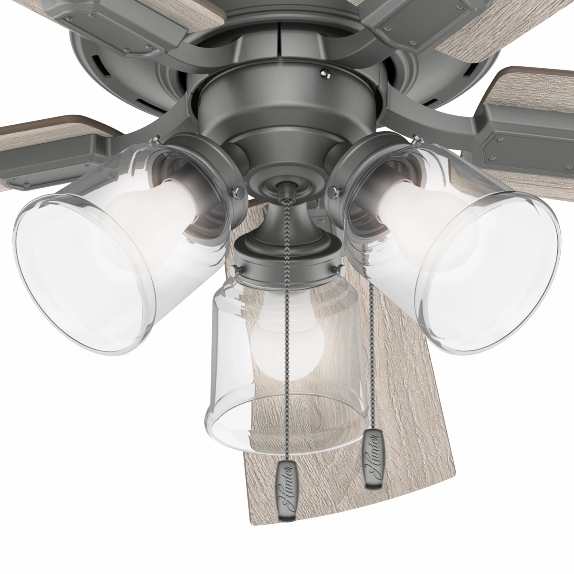 Crestfield 52"Ceiling Fan Matte Silver
