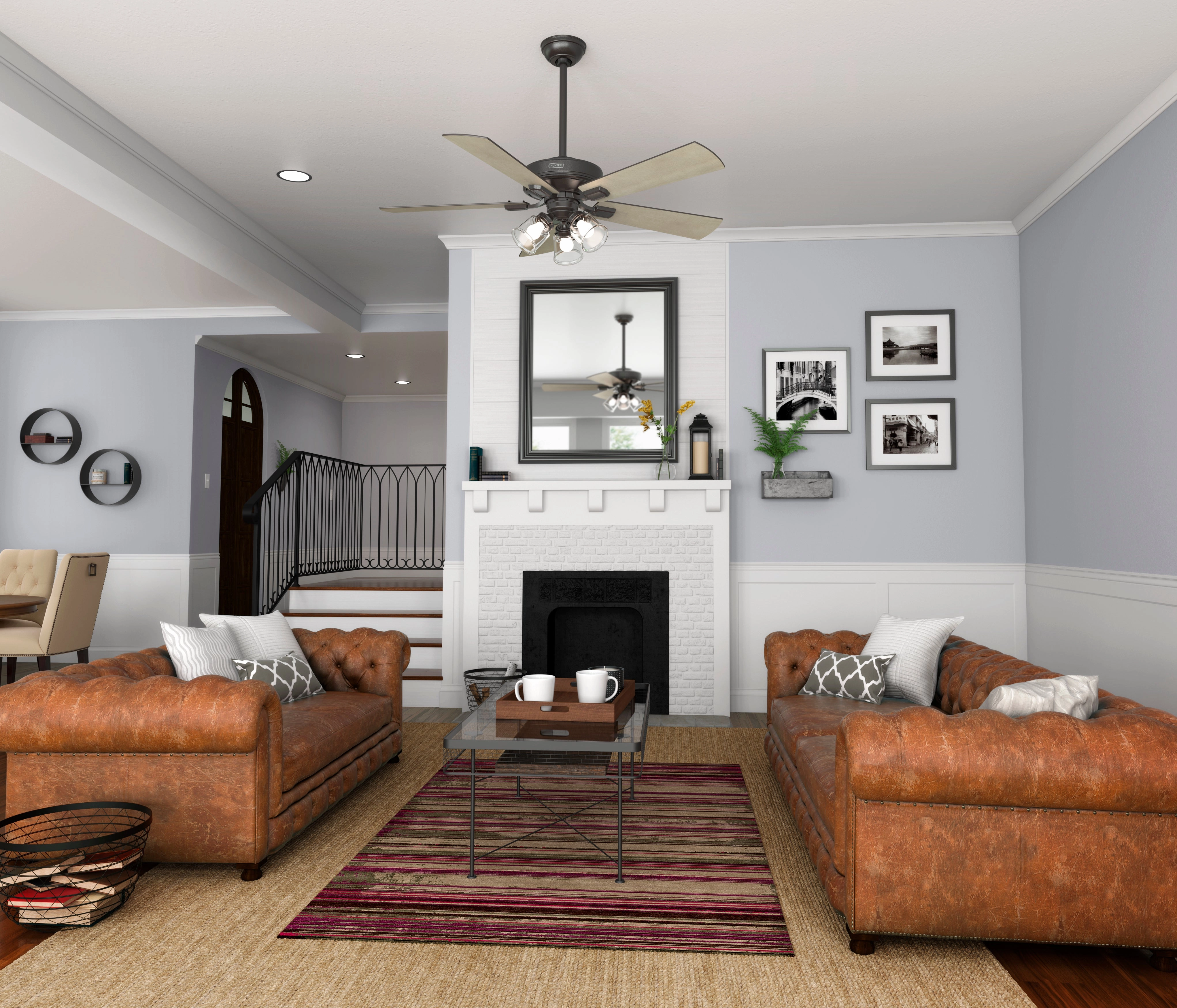 Crestfield 52"Ceiling Fan Noble Bronze