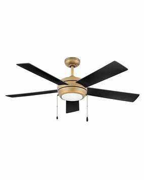 Croft 52"Ceiling Fan Heritage Brass compact medium fans for desks and counters