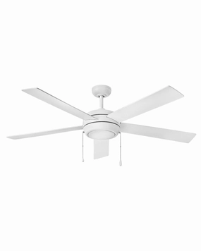 Croft 60"Ceiling Fan Chalk White quiet medium fans for living room use