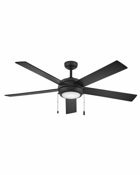 Croft 60"Ceiling Fan Matte Black medium electric fans for multi-room use