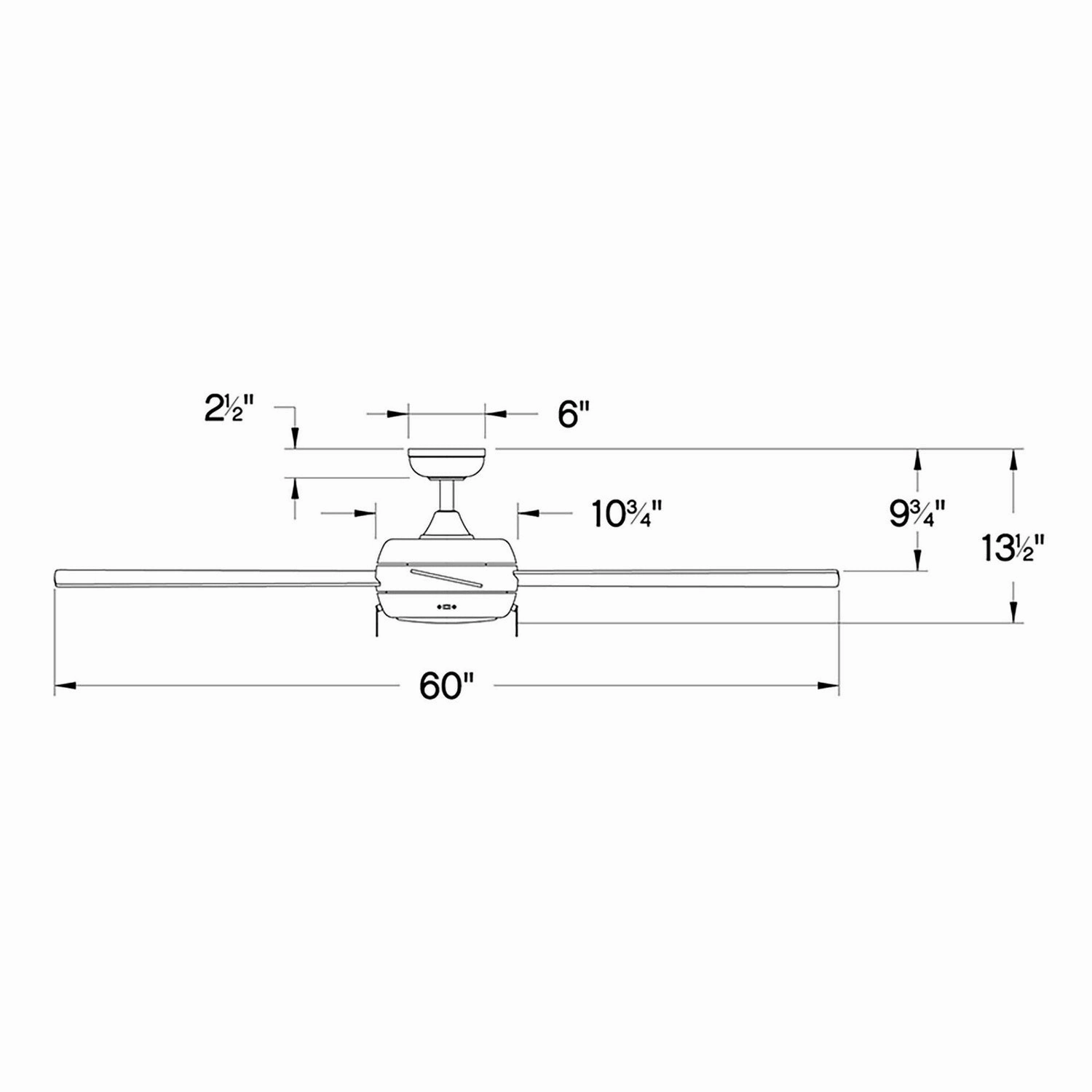 Croft 60"Ceiling Fan Metallic Matte Bronze