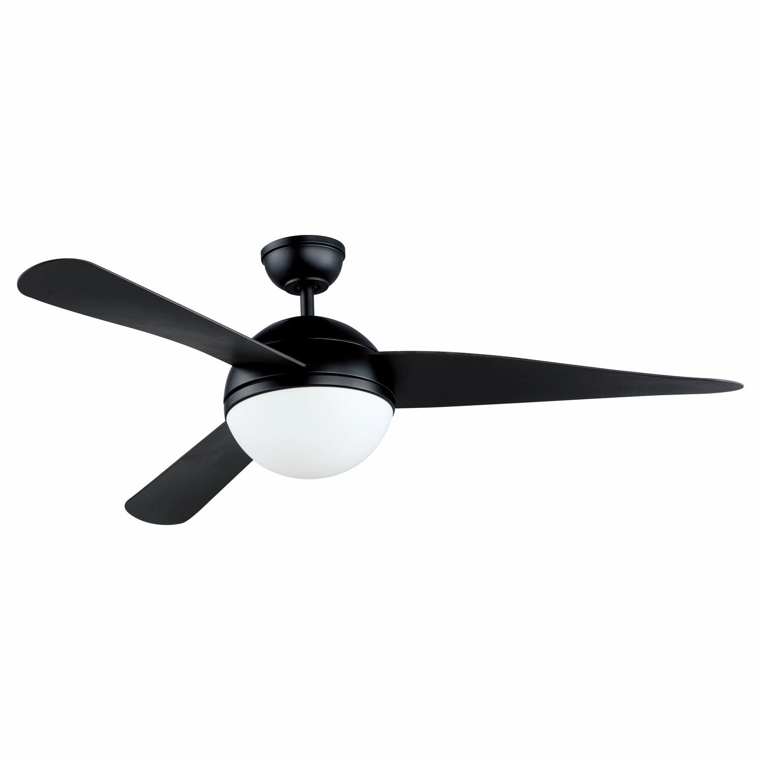 Cupola 52"Ceiling Fan Black medium size fans for home ventilation