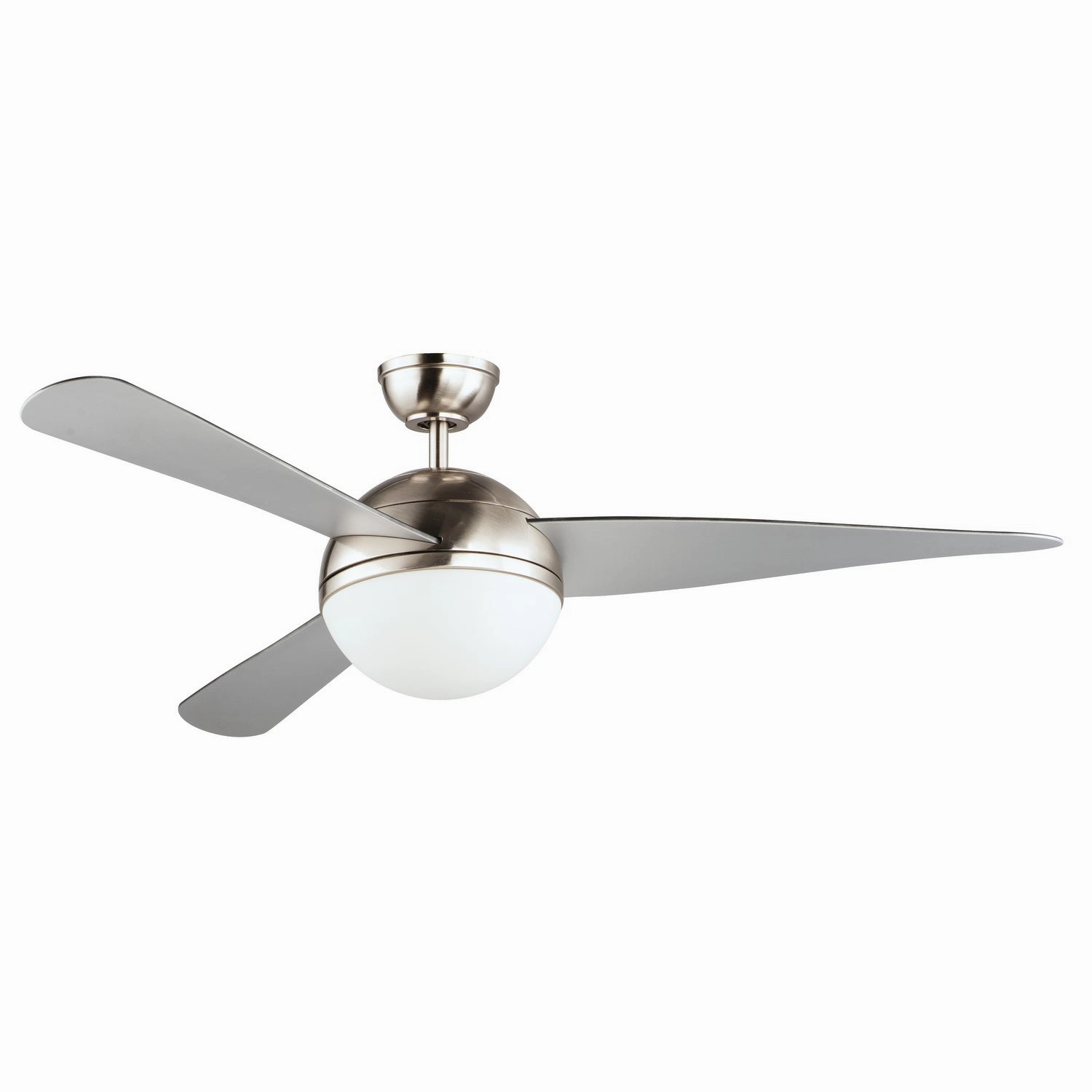 Cupola 52"Ceiling Fan Satin Nickel home cooling fans in medium size