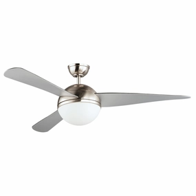 Cupola 52"Ceiling Fan Satin Nickel home cooling fans in medium size