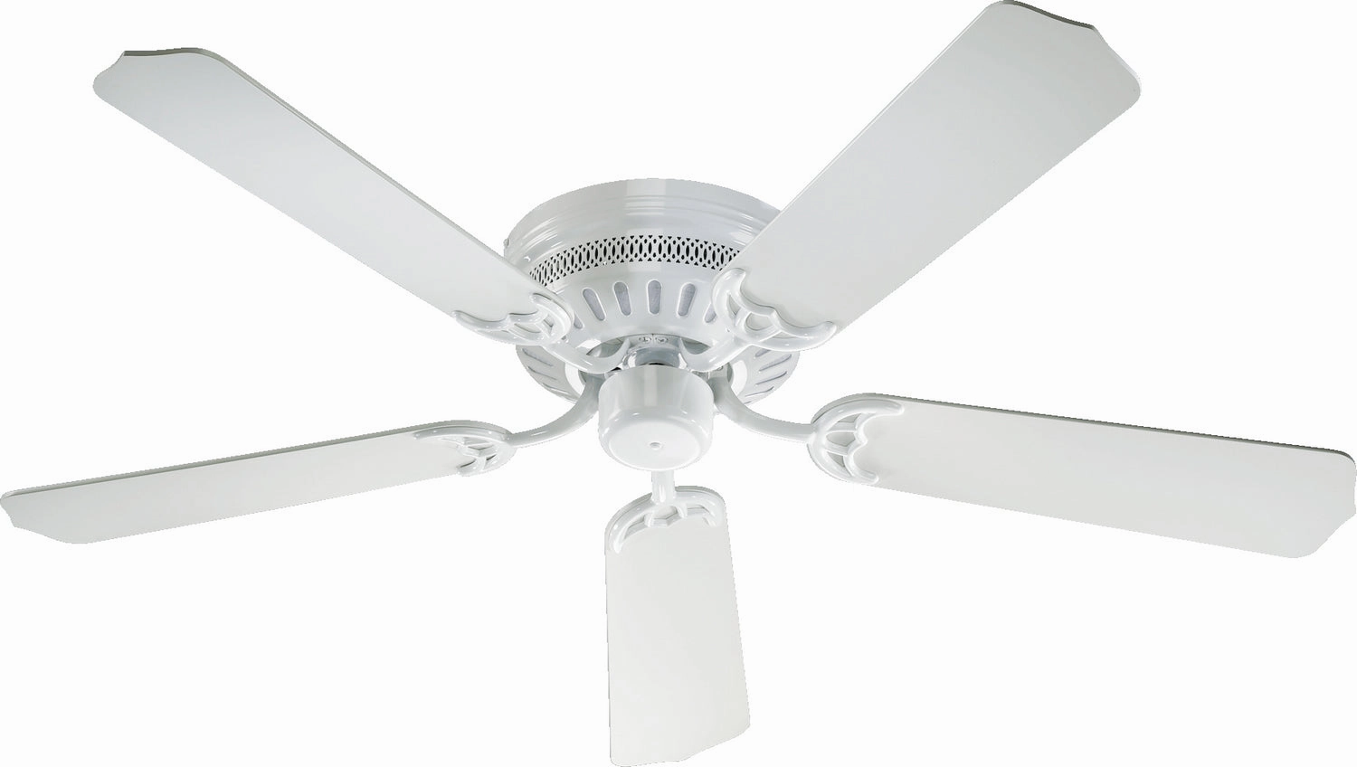 Custom Hugger 52"Ceiling Fan White medium electric fans for multi-room use