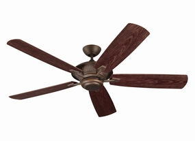 Cyclone 60" Ceiling Fan Roman Bronze affordable medium fans for summer
