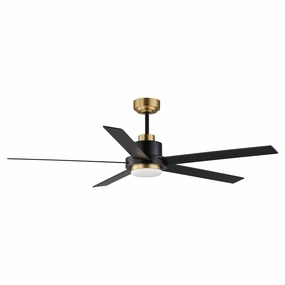 Daisy 60" 5-Blade Fan with LED Light Kit efficient ceiling fans for home cooling