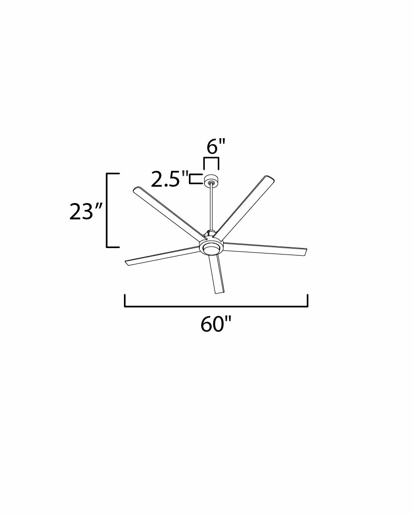 Daisy 60"Ceiling Fan Natural Aged Brass