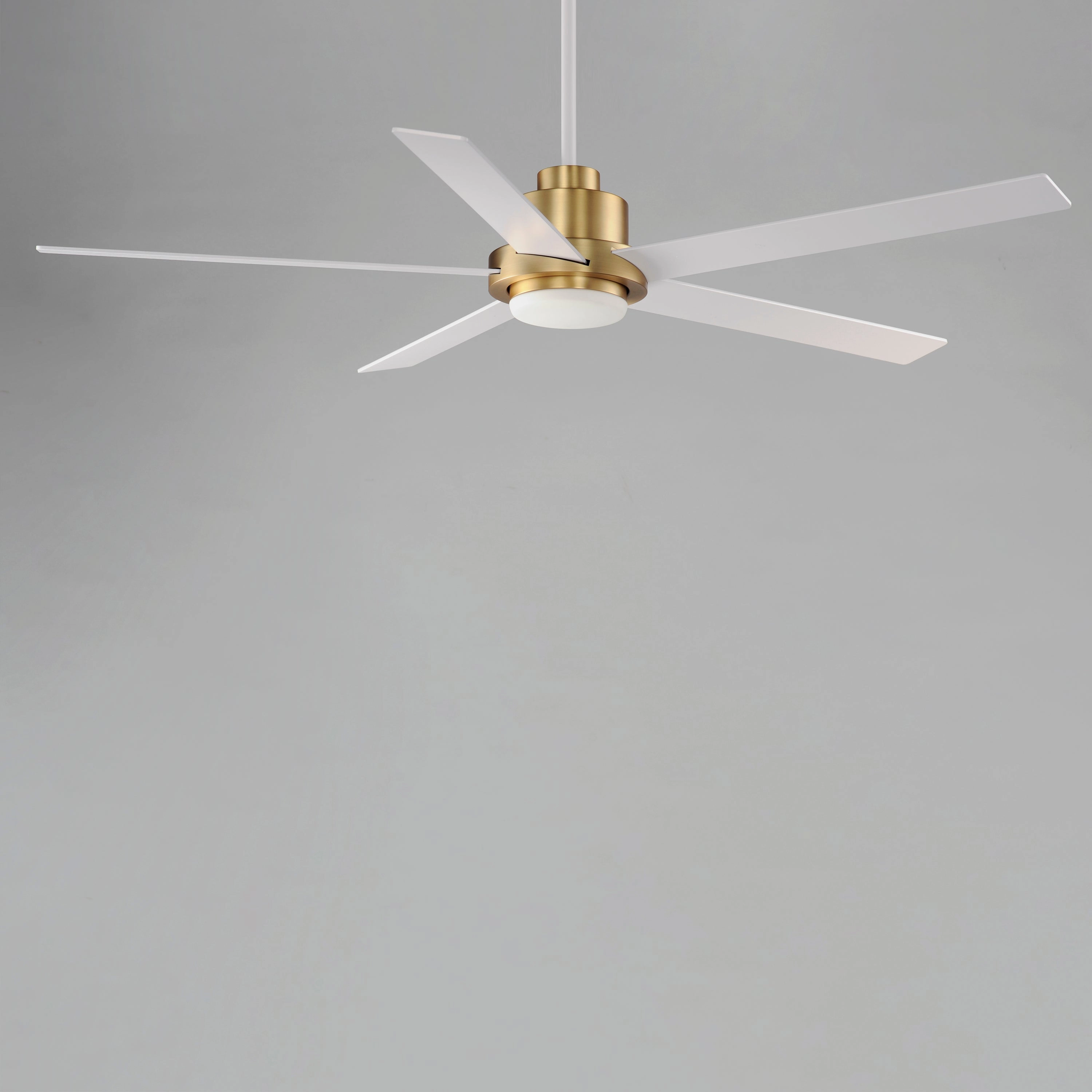 Daisy 60"Ceiling Fan Natural Aged Brass