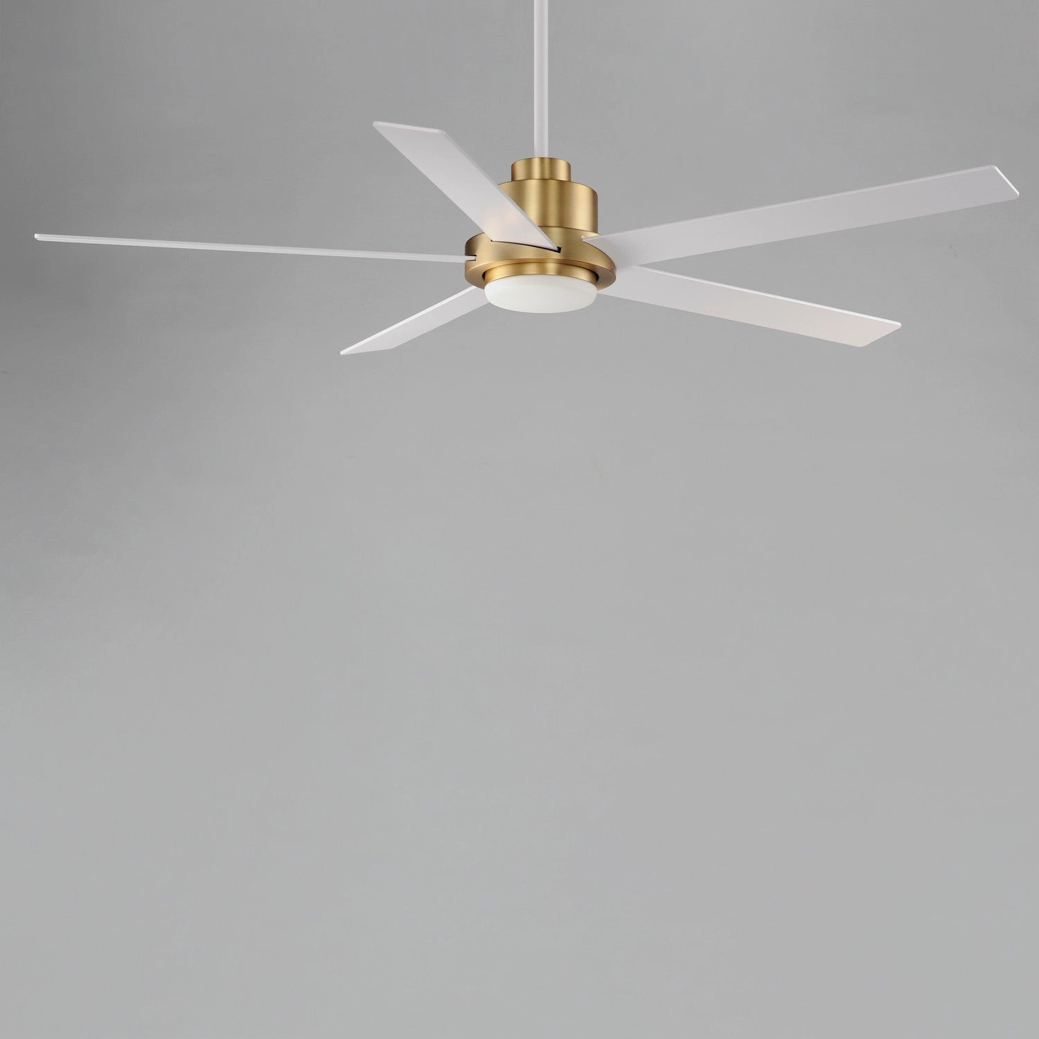 Daisy 60"Ceiling Fan Natural Aged Brass