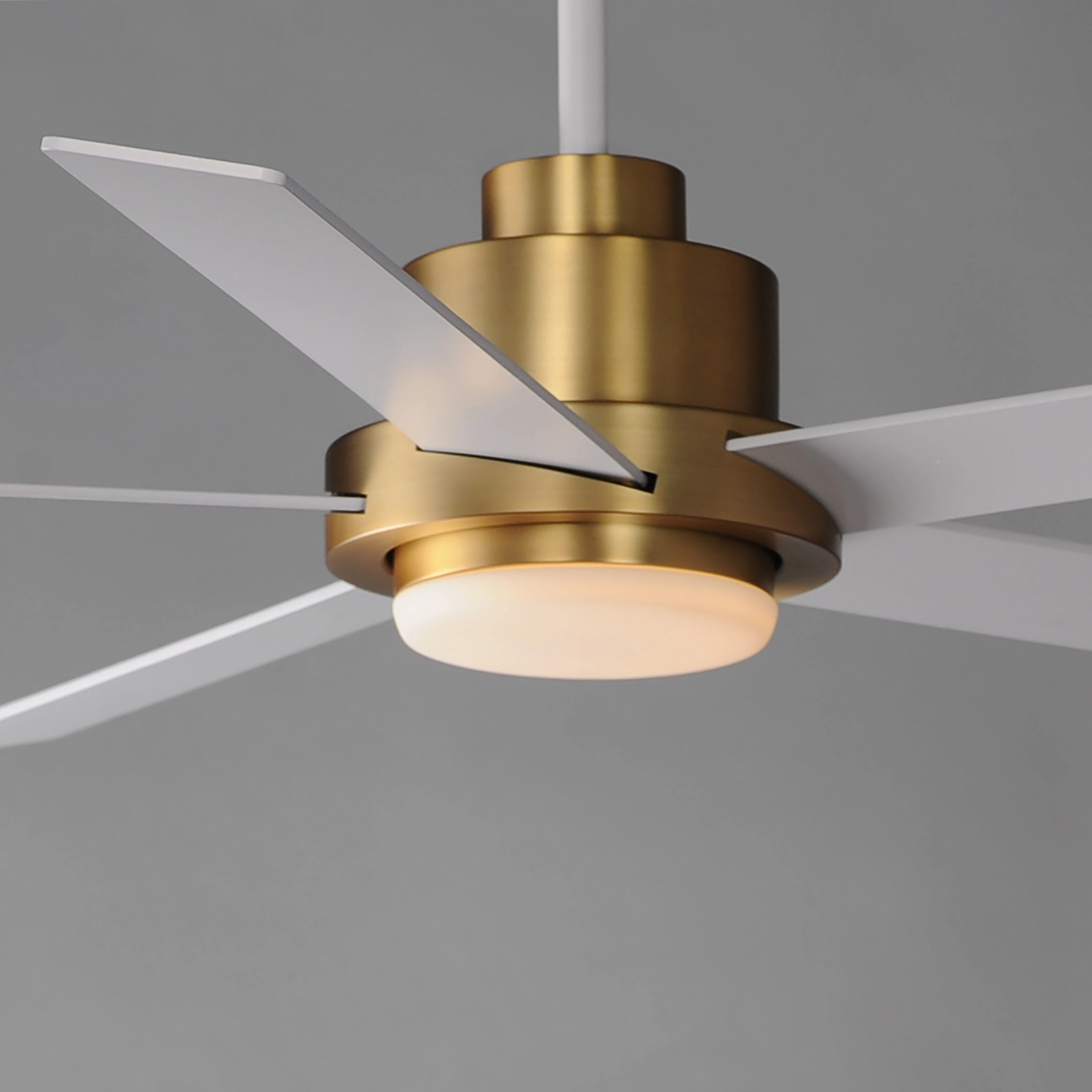 Daisy 60"Ceiling Fan Natural Aged Brass