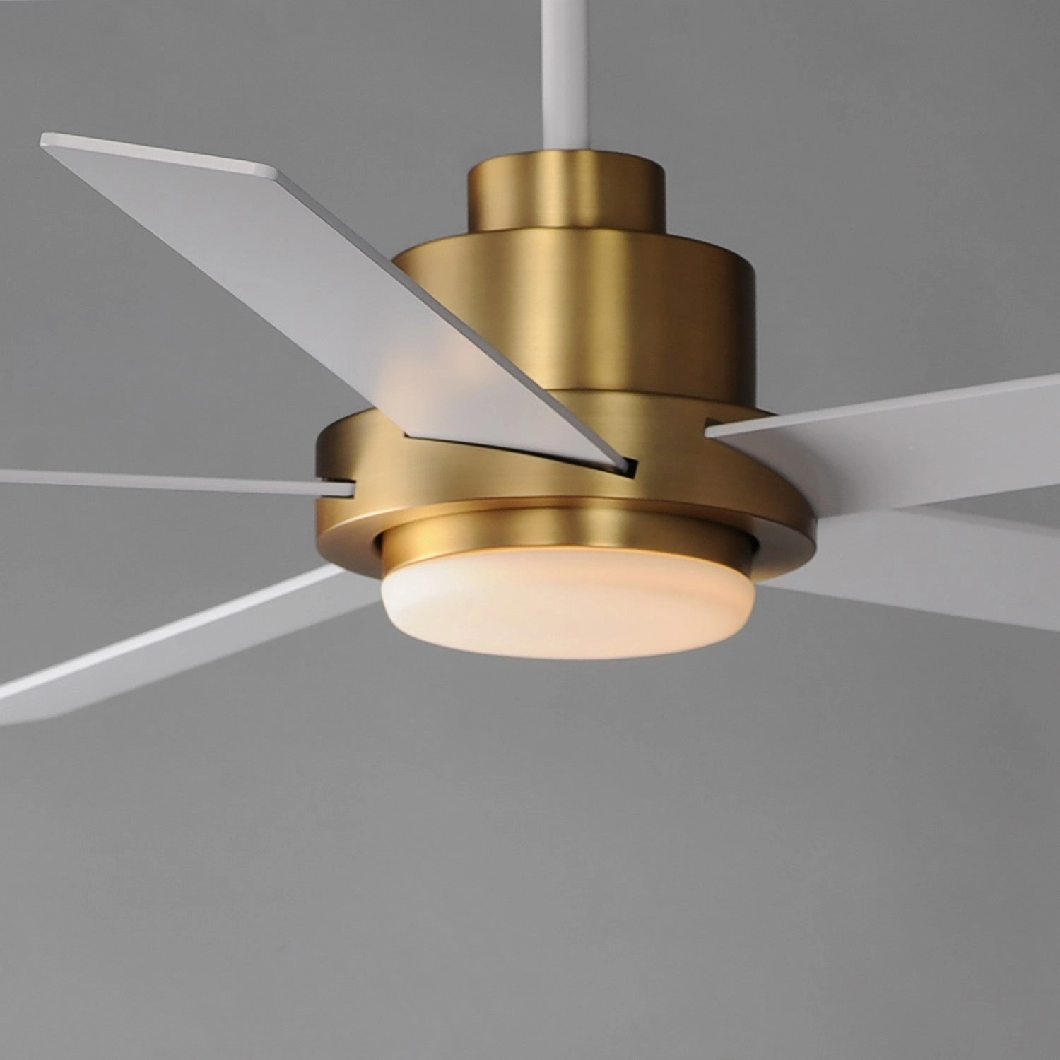 Daisy 60"Ceiling Fan Natural Aged Brass