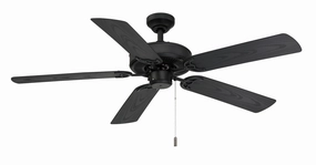 Dalton 52"Ceiling Fan Matte Black modern medium fans for everyday cooling