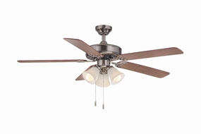 Dalton 52"Ceiling Fan Nickel mini handheld fan for personal travel use