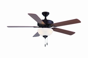 Dalton 52"Ceiling Fan Oiled Bronze energy-efficient medium fans with remote