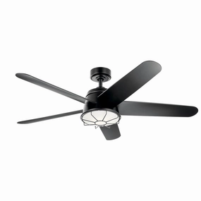 Daya 54"Ceiling Fan Satin Black versatile medium fans for any space