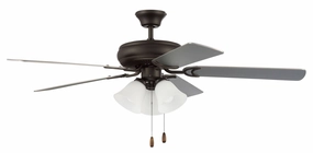 Decorator's Choice 3 Light Kit 52"Ceiling Fan Espresso affordable medium fans for summer