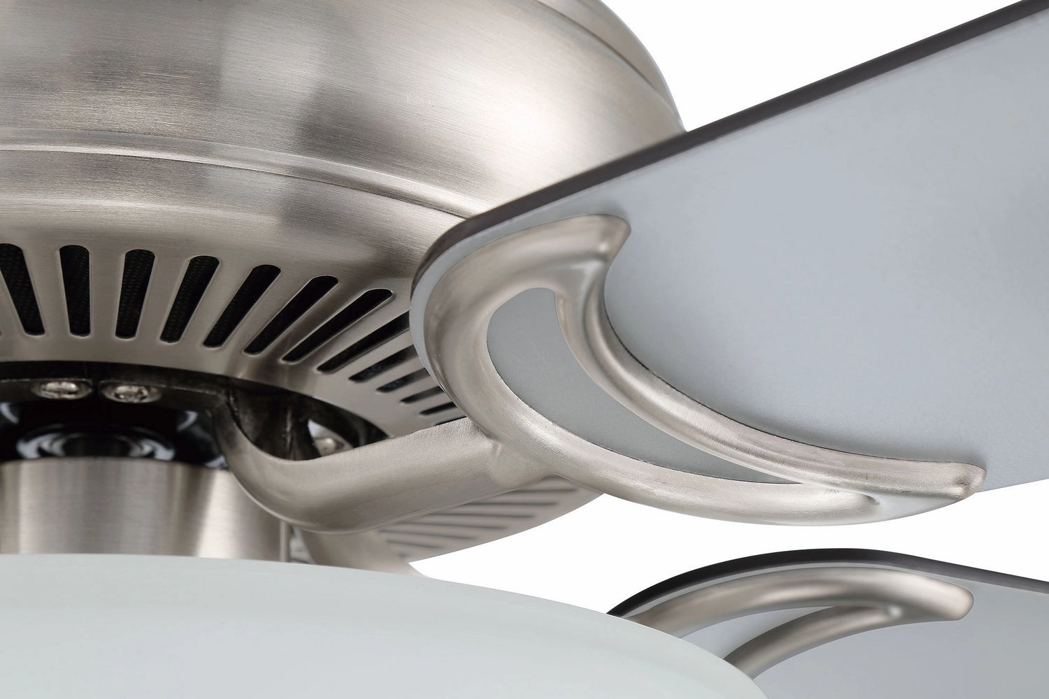 Decorator's Choice Bowl Light Kit 52"Ceiling Fan Brushed Polished Nickel
