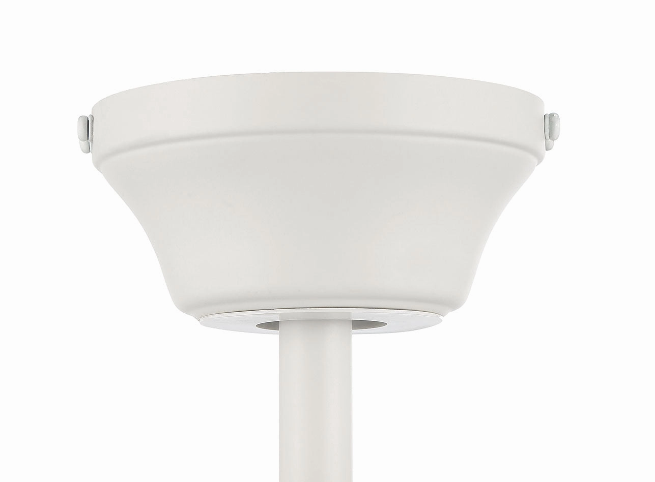Decorator's Choice Bowl Light Kit 52"Ceiling Fan Matte White
