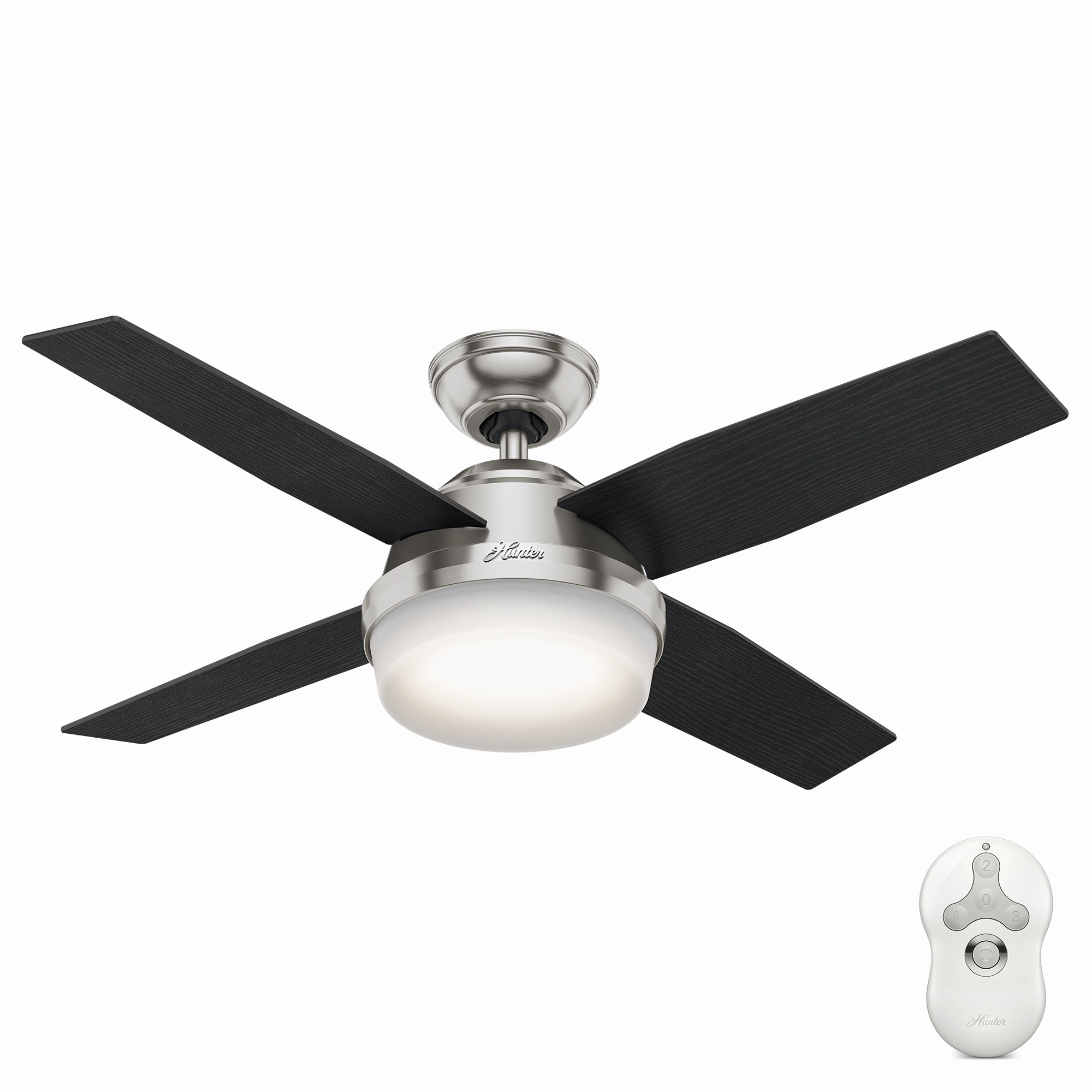 Dempsey 44"Ceiling Fan Brushed Nickel