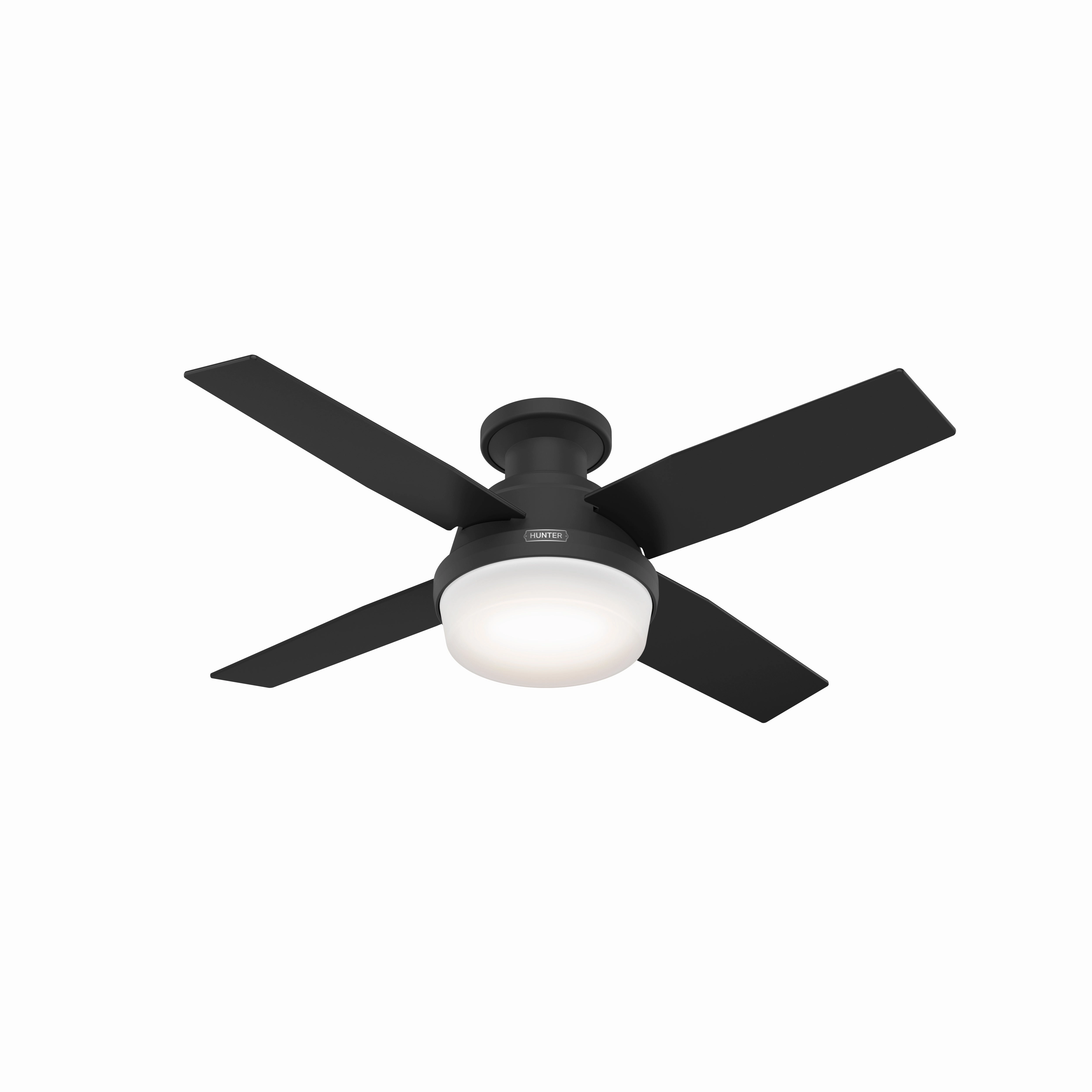Dempsey 44"Ceiling Fan Matte Black