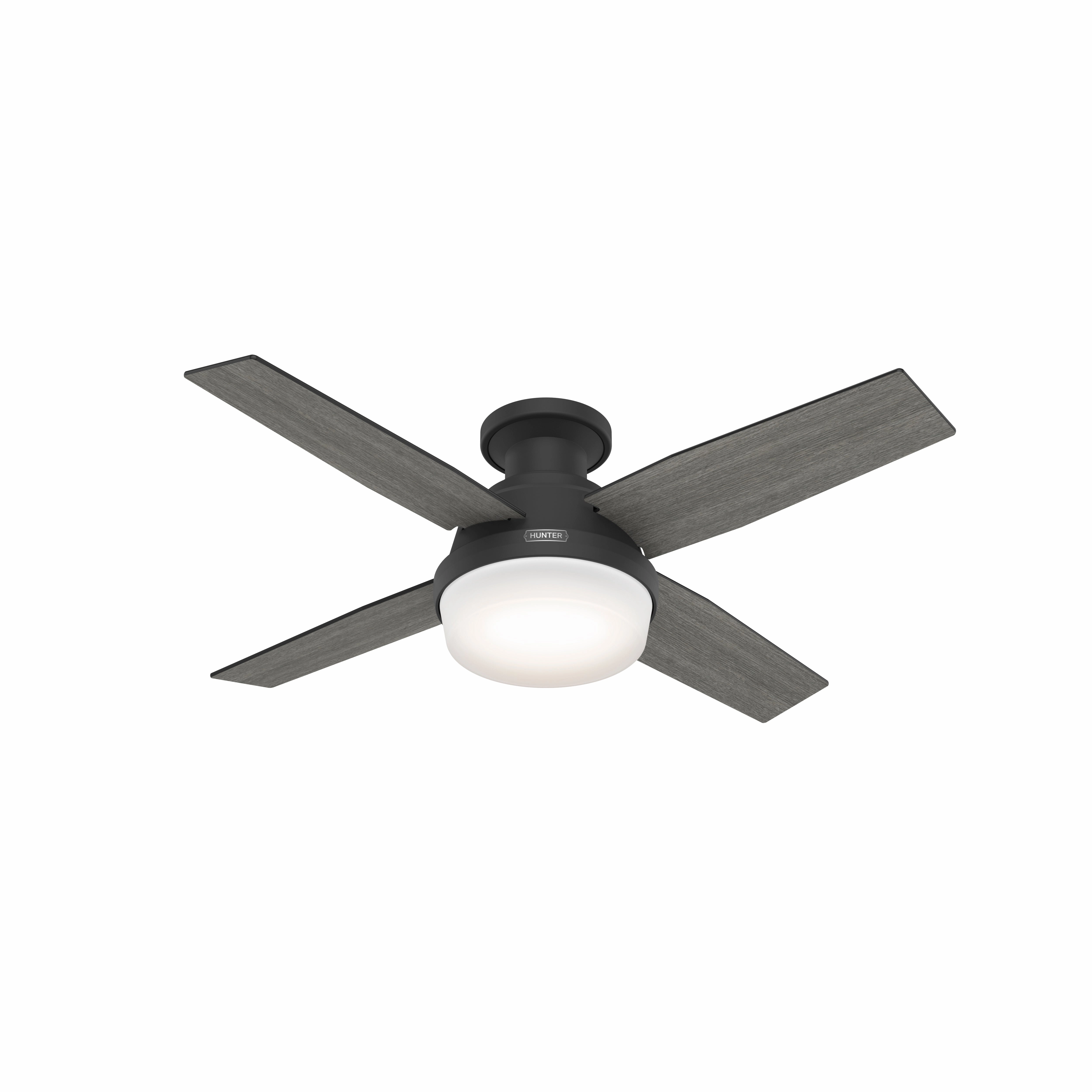 Dempsey 44"Ceiling Fan Matte Black