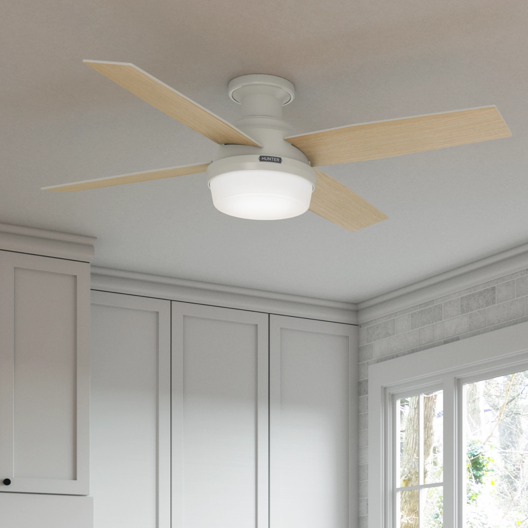 Dempsey 52"Ceiling Fan Fresh White
