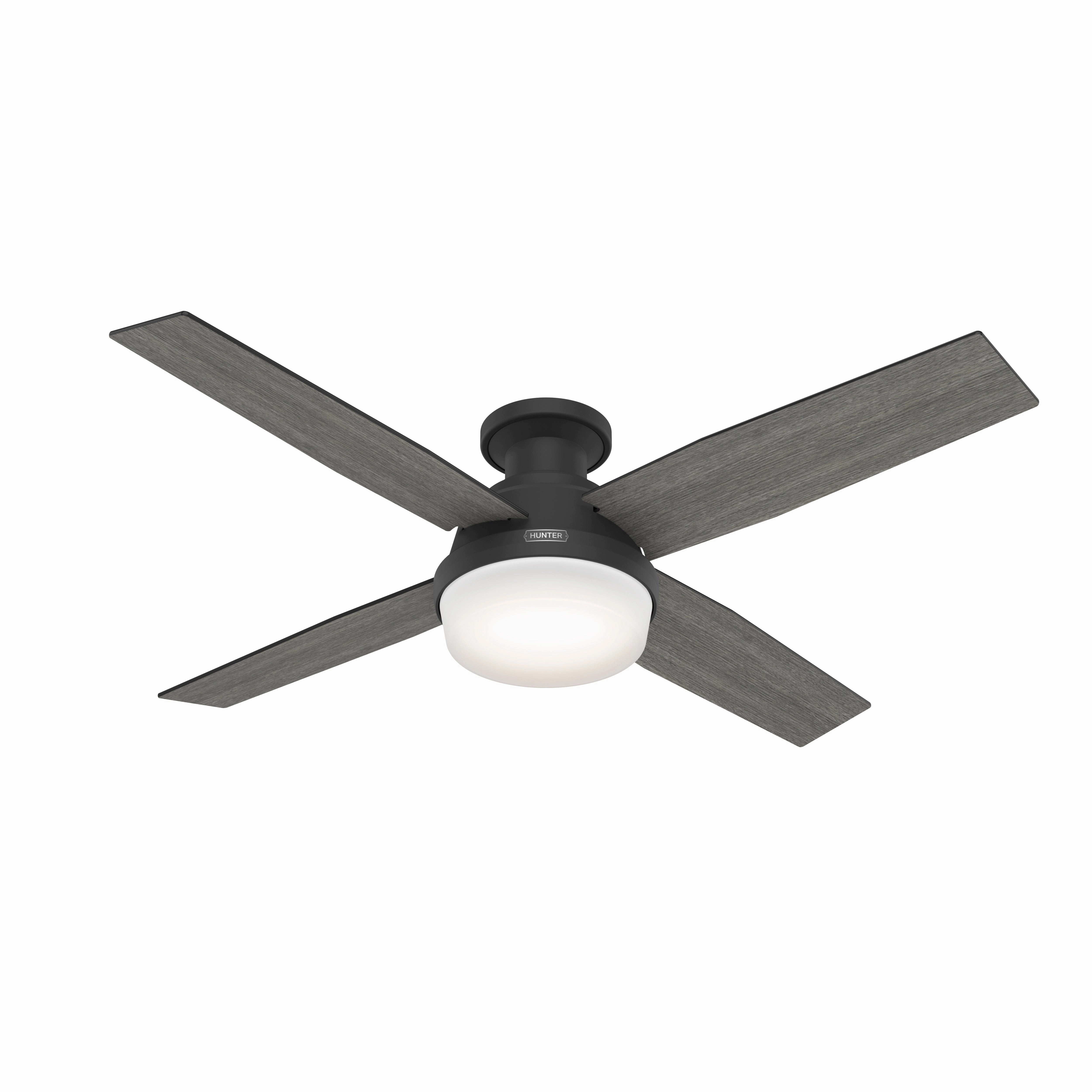 Dempsey 52"Ceiling Fan Matte Black