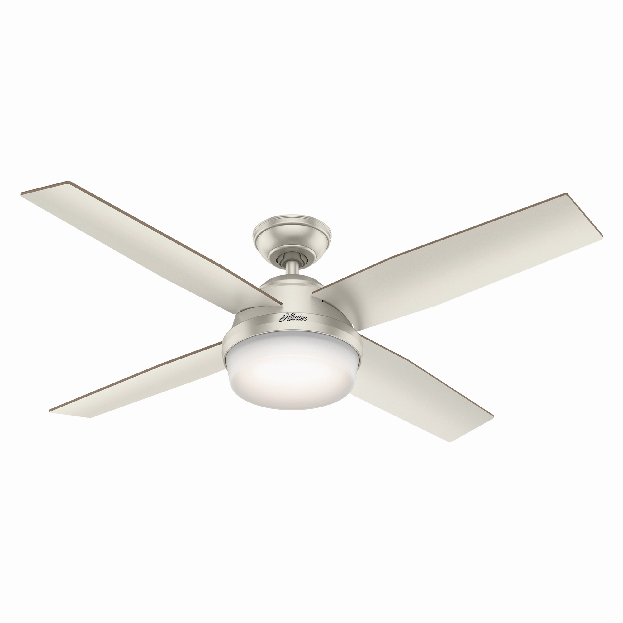 Dempsey 52"Ceiling Fan Matte Nickel