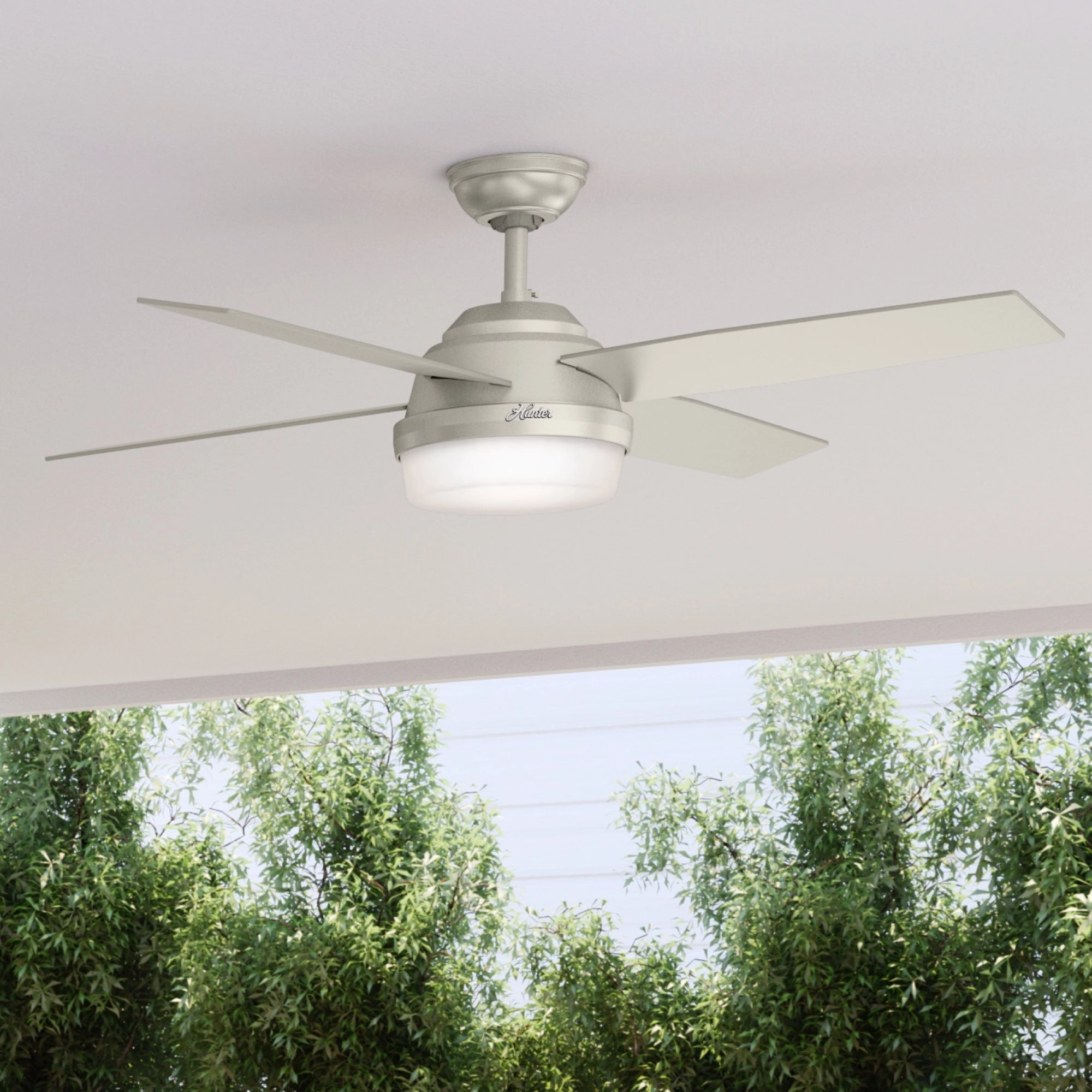 Dempsey 52"Ceiling Fan Matte Nickel