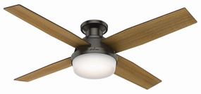 Dempsey 52"Ceiling Fan Noble Bronze portable medium fans with handle design