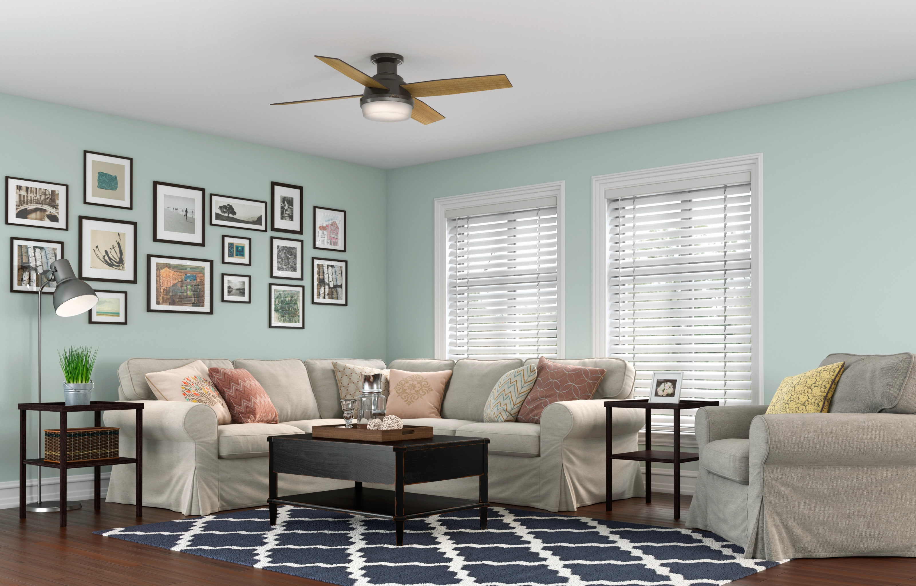 Dempsey 52"Ceiling Fan Noble Bronze