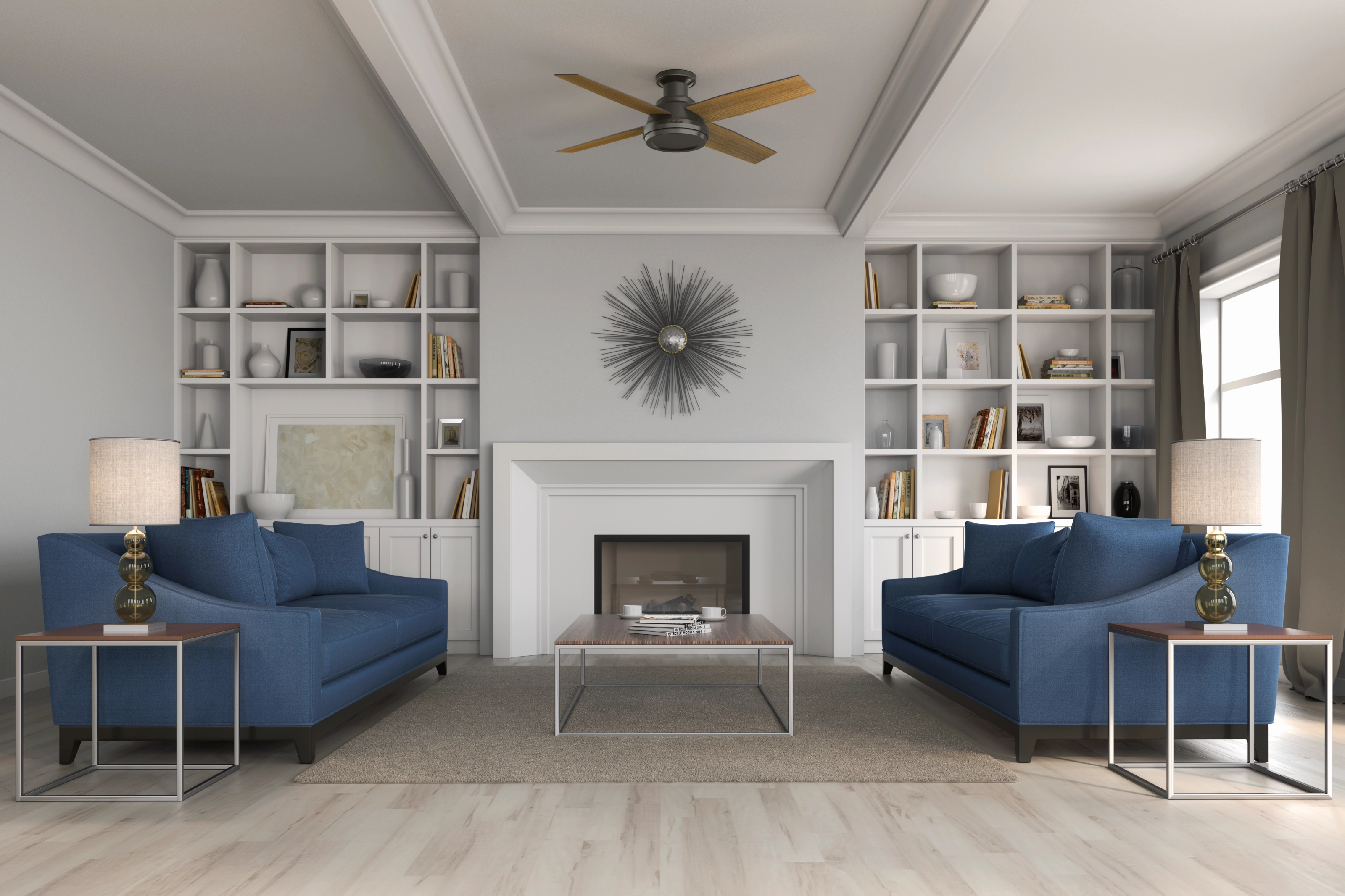 Dempsey 52"Ceiling Fan Noble Bronze