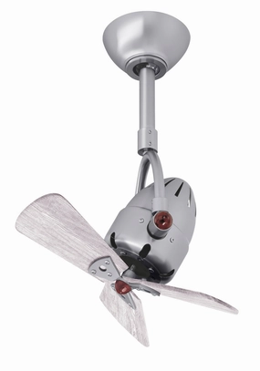 Diane 16"Ceiling Fan Brushed Nickel small electric fans for personal cooling
