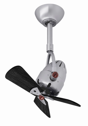 Diane 16"Ceiling Fan Brushed Nickel small electric fans for personal cooling