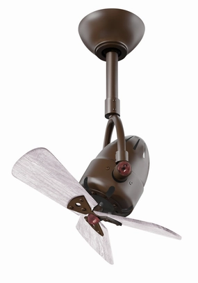 Diane 16"Ceiling Fan Textured Bronze small electric fans for personal cooling