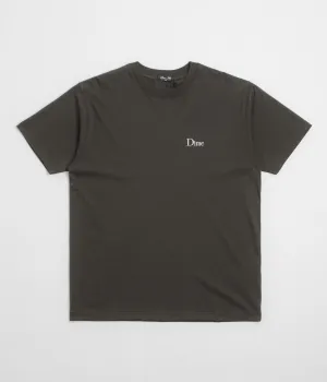 Dime Classic Small Logo T-Shirt - Vintage Black Dime Clothing