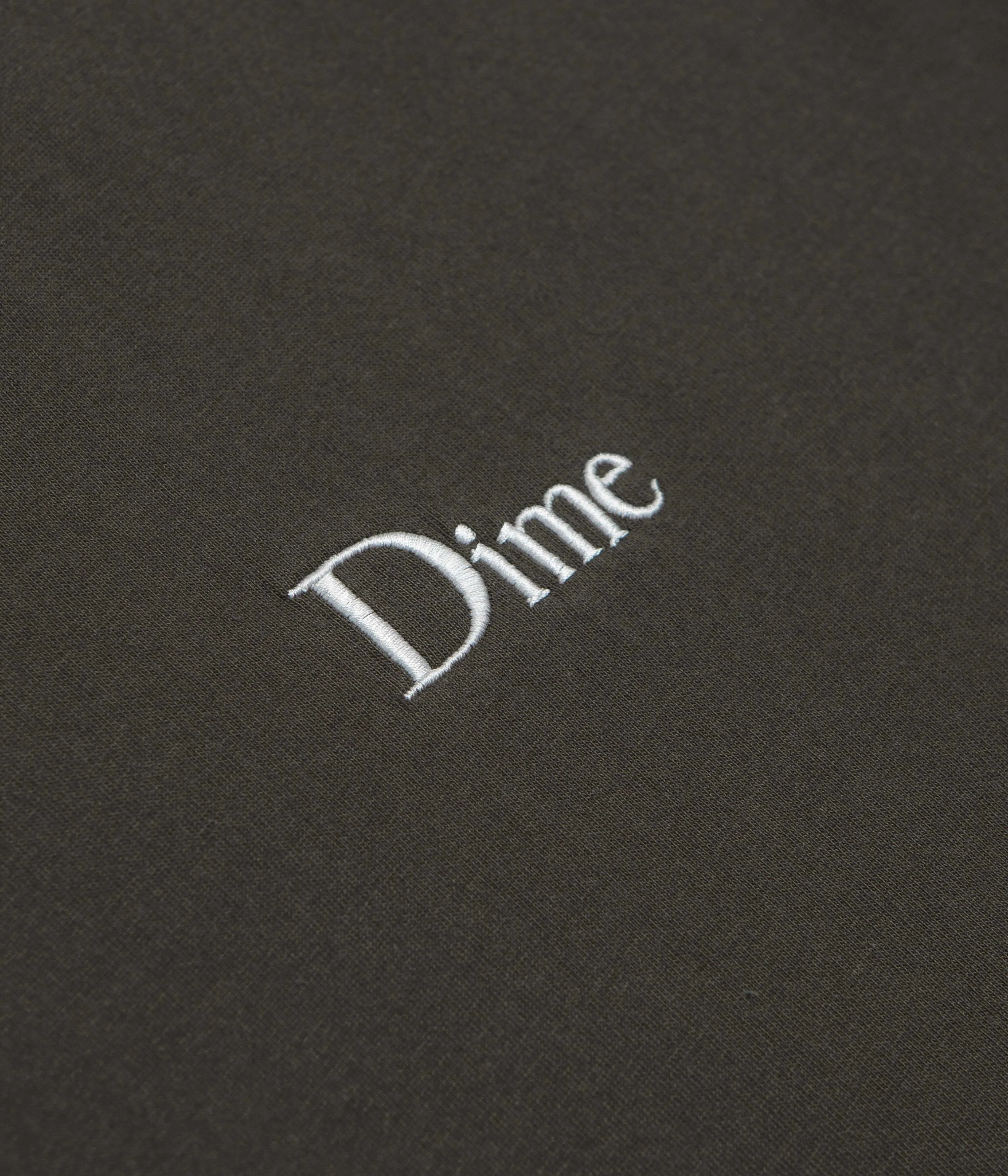 Dime Classic Small Logo T-Shirt - Vintage Black Dime Clothing