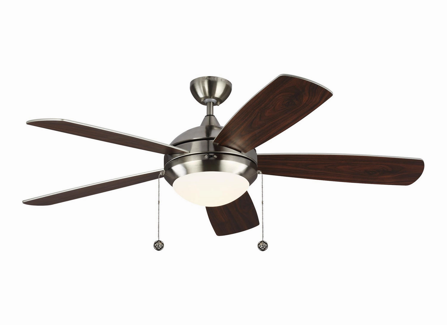 Discus 52" Ceiling Fan Brushed Steel