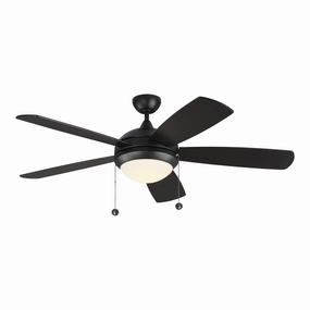 Discus 52" Ceiling Fan Matte Black versatile medium fans for any space