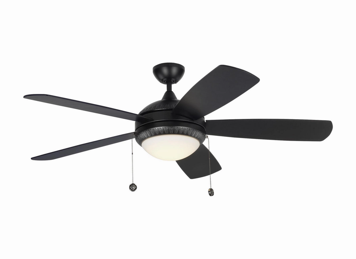 Discus 52" Ceiling Fan Matte Black medium electric fans for multi-room use