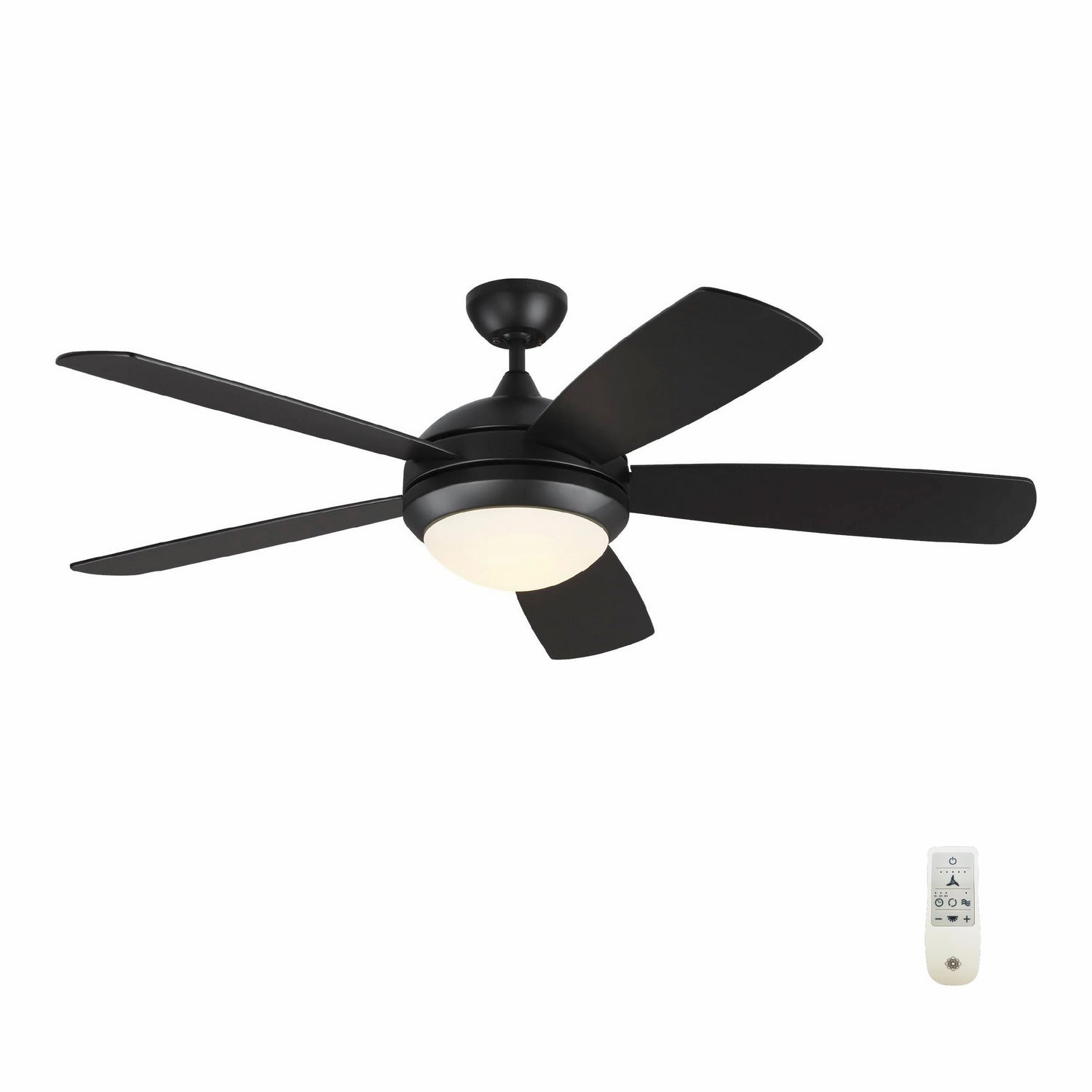Discus 52" Ceiling Fan Midnight Black