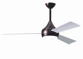 Donaire 52"Ceiling Fan Brushed Bronze energy-efficient medium fans with remote