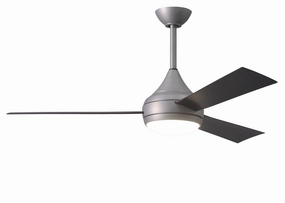 Donaire 52"Ceiling Fan Brushed Stainless modern medium fans for everyday cooling